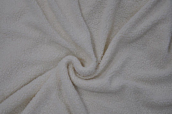 Polyester 100% 150cm CW oder justierbares Faux 310gsm Sherpa-Gewebe