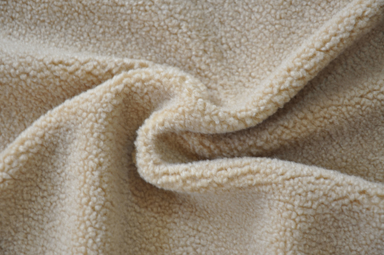 Faux sherpa Verzerrungs-Maschenware 150cm CW 100P