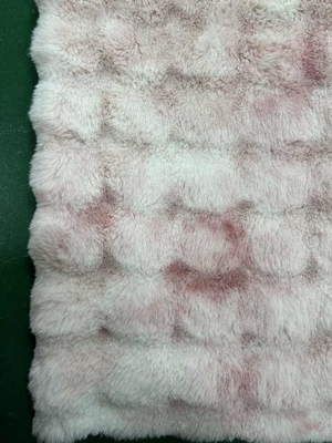 Pink-Weiß Imitation Kaninchenhaar Möbel Dekoration Erhältlich