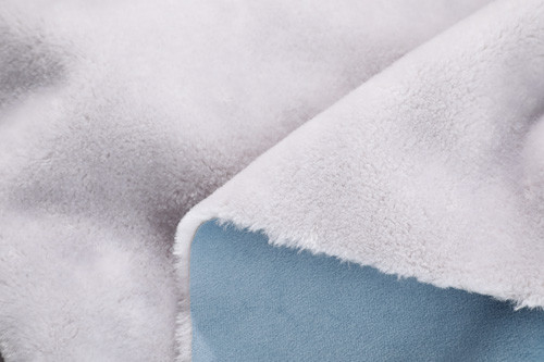 Polyester	Verpfändet scheren Sie Gewebe-festes nachgemachtes Kaninchen-Haar, 142cm verbundenes Veloursleder-Gewebe