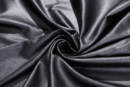 Falten-Schwarzes Faux-Veloursleder-Bettlaken-Polyester 155cm