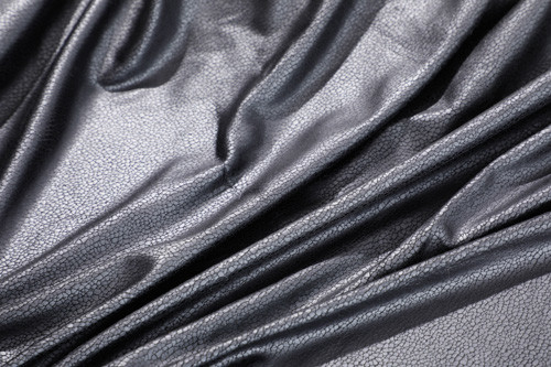 Falten-Schwarzes Faux-Veloursleder-Bettlaken-Polyester 155cm