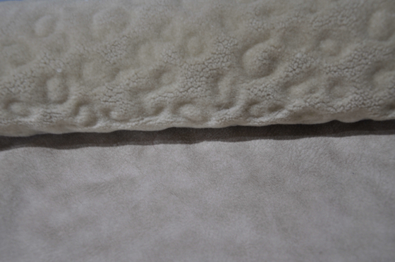 620gsm Pelz des Polyester-100p verpfändete festes festes Veloursleder Sherpa Vlies-Gewebe