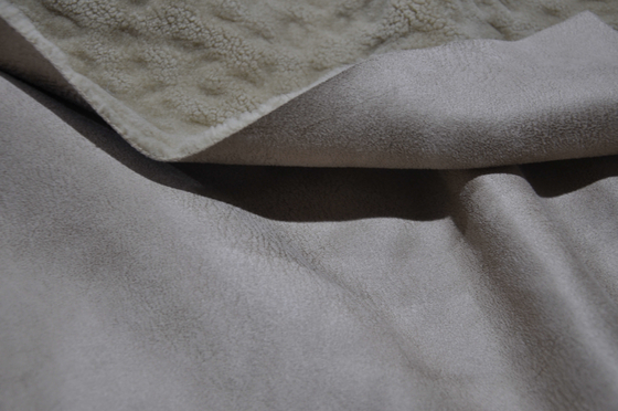 620gsm Pelz des Polyester-100p verpfändete festes festes Veloursleder Sherpa Vlies-Gewebe