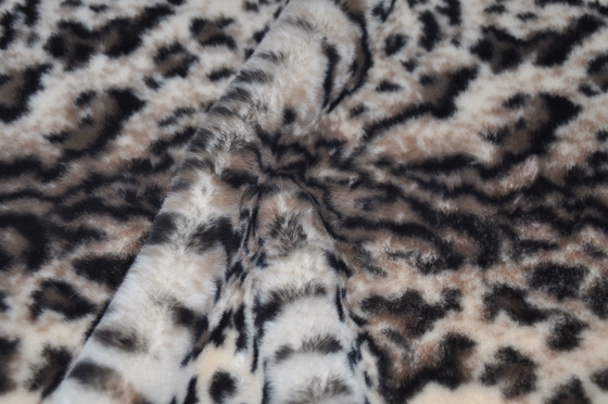 Breite 150CM 100% Polyester-Leopard-Druck-Gewebe Breathable 440gsm