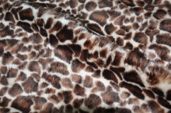 Druck-Polyester-Gewebe des Leopard-530gsm für einzigartiges Mode-Polyester-Gewebe 100%