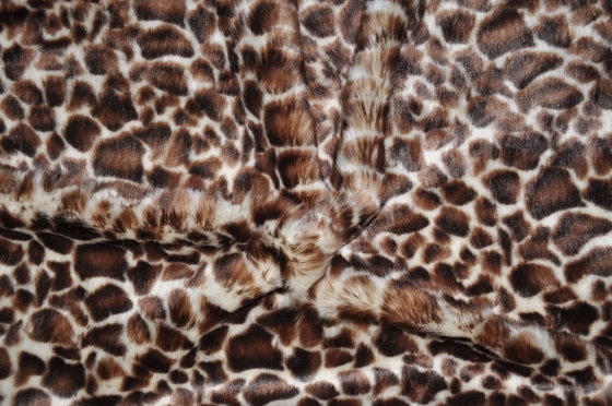 Druck-Polyester-Gewebe des Leopard-530gsm für einzigartiges Mode-Polyester-Gewebe 100%