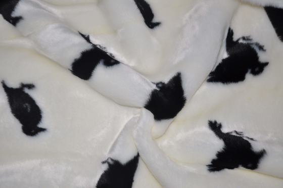 Flanell-Vlies-Gewebe-Baumwoll-Polyester 150cm kopiertes 565gsm