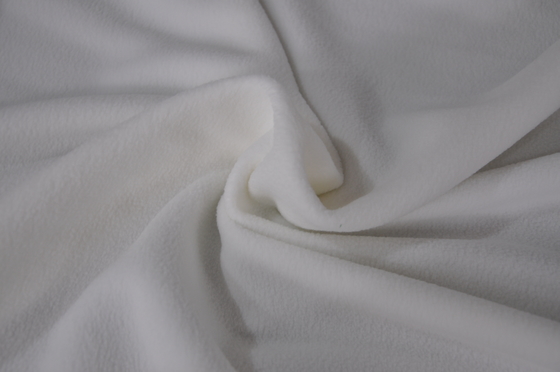 Weiß 265gm 100 Polyester 150cm CW oder verstellbares Polarfleece