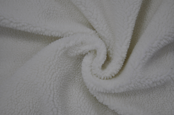 Polyester 100% 150cm CW oder justierbares Faux 300gsm Sherpa-Gewebe
