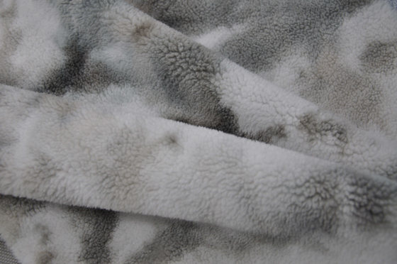 100 p-Polyester fester Sherpa-Faux-Plüsch 150cm warm