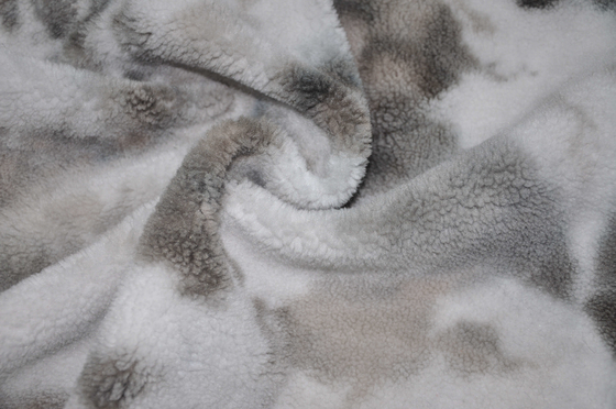 100 p-Polyester fester Sherpa-Faux-Plüsch 150cm warm