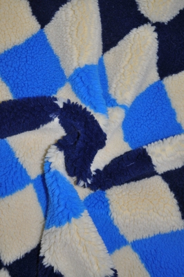 Jacquardwebstuhl-Polyester Sherpa-Gewebe Faux 100% 150cm justierbares 535gsm