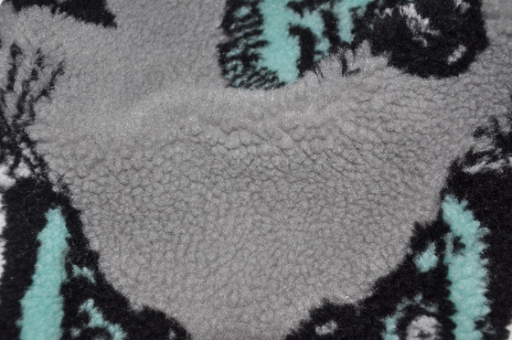 Polyester 100% 150cm CW oder justierbares Faux 400gsm Sherpa-Gewebe