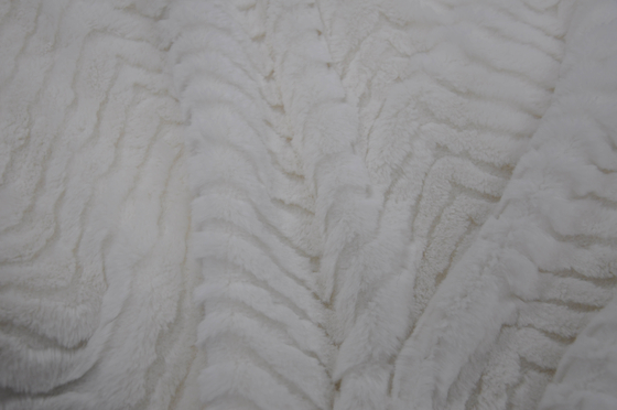 Faux-Kaninchen-Plüsch-Polyester 100% 150cm CW oder justierbares
