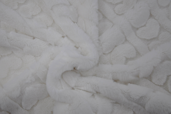 Faux-Kaninchen-Plüsch-Polyester 100% 150cm CW oder justierbares