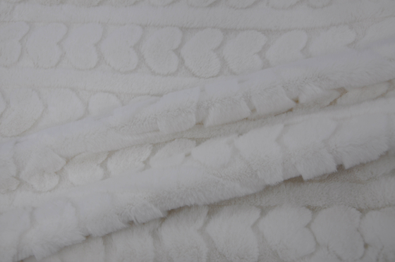Faux-Kaninchen-Plüsch-Polyester 100% 150cm CW oder justierbares