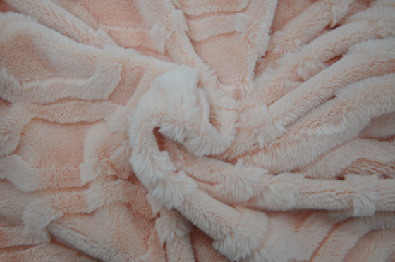 Faux-Kaninchen-Plüsch-Polyester 100% 150cm CW oder justierbares