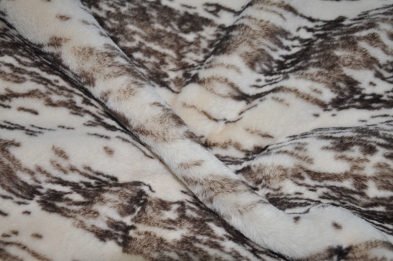 Faux-Kaninchen-Plüsch-Polyester 100% 150cm CW oder justierbares