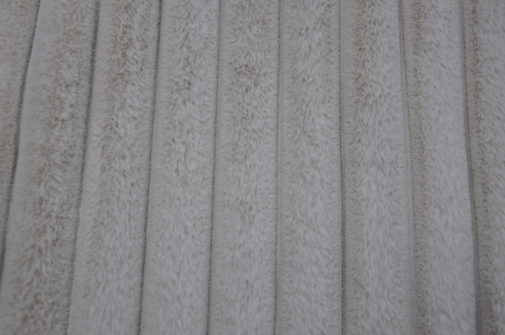 Gekerbter Kaninchen-Pelz 100Polyester 150cm CW oder justierbares