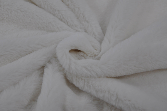 Faux-Kaninchen-Plüsch-Polyester 100% 150cm CW oder justierbares