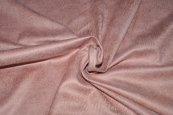 155cm Polyester-Fälschungs-Veloursleder-Gewebe Faux 100%Polyester