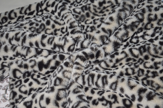 Luxuriöses Leopard-Druck-Polyester-Gewebe 100% für einzigartige Mode