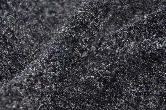 Schwarze Verzerrung strickte das Winden suchen 150cm Breite nach Kleid