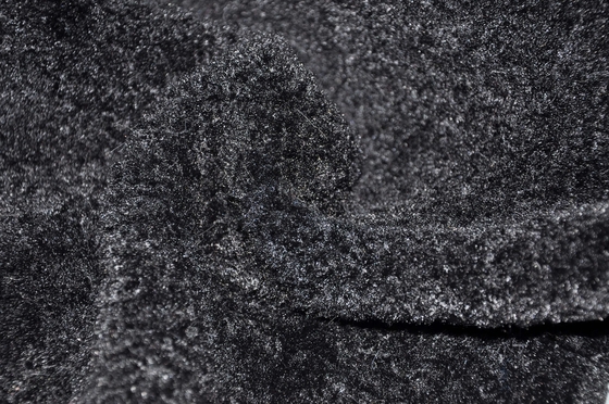 Schwarze Verzerrung strickte das Winden suchen 150cm Breite nach Kleid