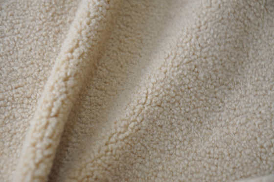 Faux sherpa Verzerrungs-Maschenware 150cm CW 100P
