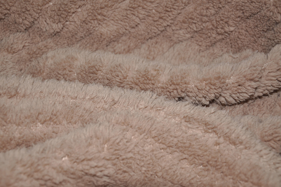 Leichtes und bequemes, nicht angepasstes Wärme-Shu Fleece Comfortable Cotton Velvet-Gewebe