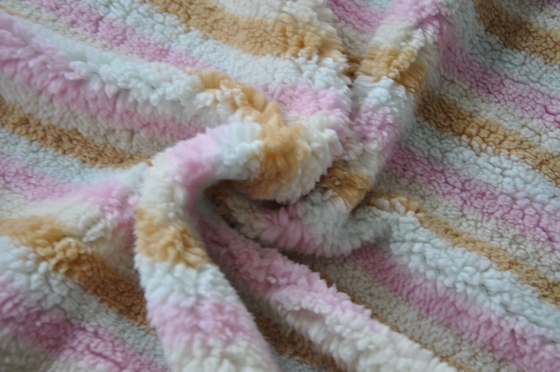 Leicht und bequem, warm und Shu Velveteen Polyester Wool Cotton-Mischungs-Gewebe ernährend