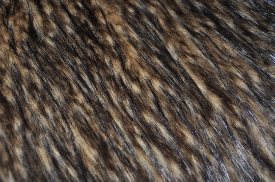 Fester Faux-langer Haar-Plüsch 150cm Fox-Pelz, 100%AC oder gemischt mit Mac