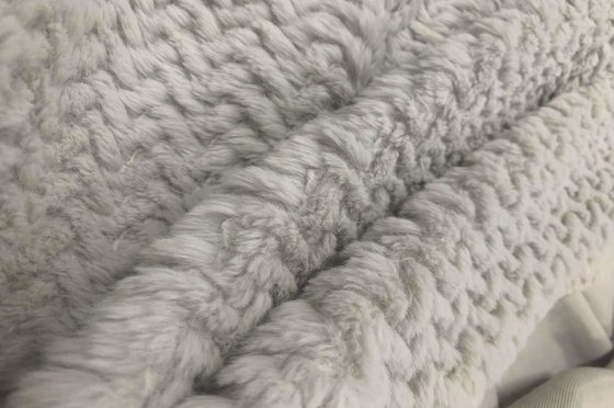 Solides Muster Nachahmung Kaninchenfell Für Falsches Kaninchenfell Für Bekleidung und Handwerk