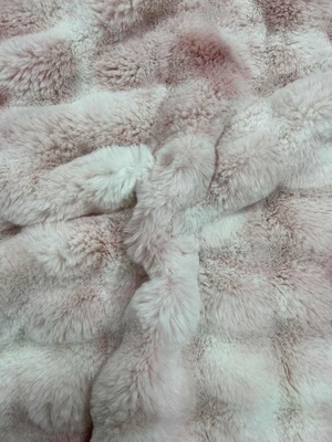 Pink-Weiß Imitation Kaninchenhaar Möbel Dekoration Erhältlich