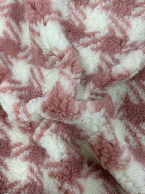 Jacquard 100% Polyester Sherpa Stoff 150cm Fälschung