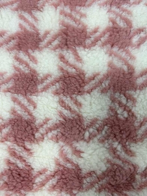 Jacquard 100% Polyester Sherpa Stoff 150cm Fälschung