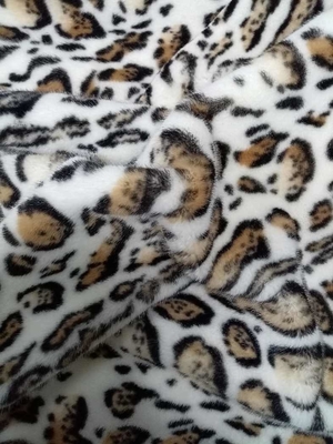 680GSM Leopard Druck Polyester Stoff für einzigartige Mode 100% Polyester Stoff