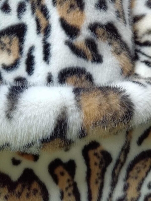 680GSM Leopard Druck Polyester Stoff für einzigartige Mode 100% Polyester Stoff