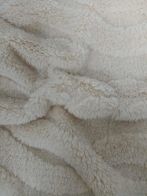 Khaki-Doppelseitig-Jacquard-Baumwoll-Velvet