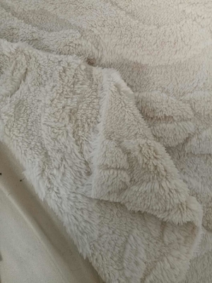 Khaki-Doppelseitig-Jacquard-Baumwoll-Velvet