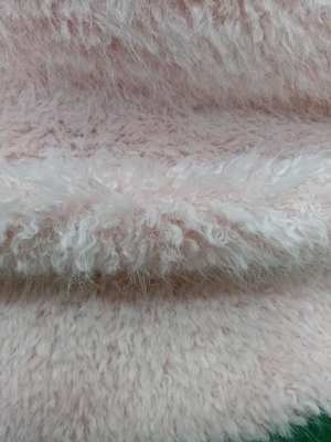 Weiches 150cm CW oder verstellbares rosa lockiges modisches Strickgewebe